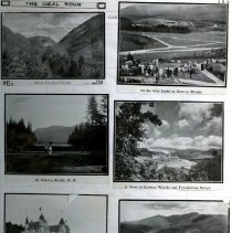 Images from a photo souvenir booklet - The Ideal Tour. Family trip to Jacks